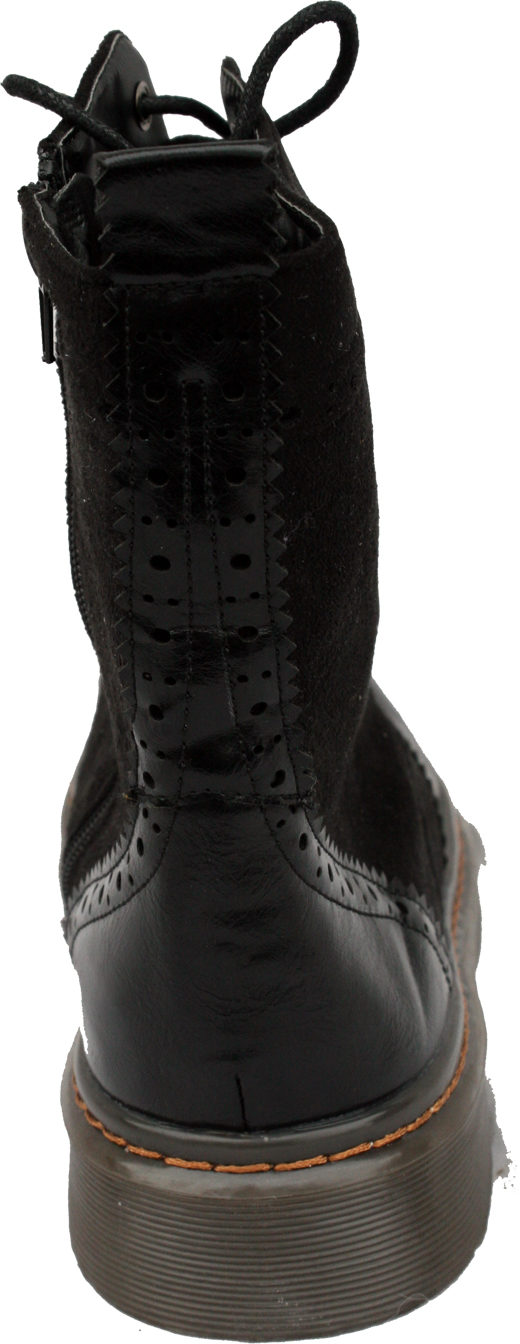 black brogue boots ladies