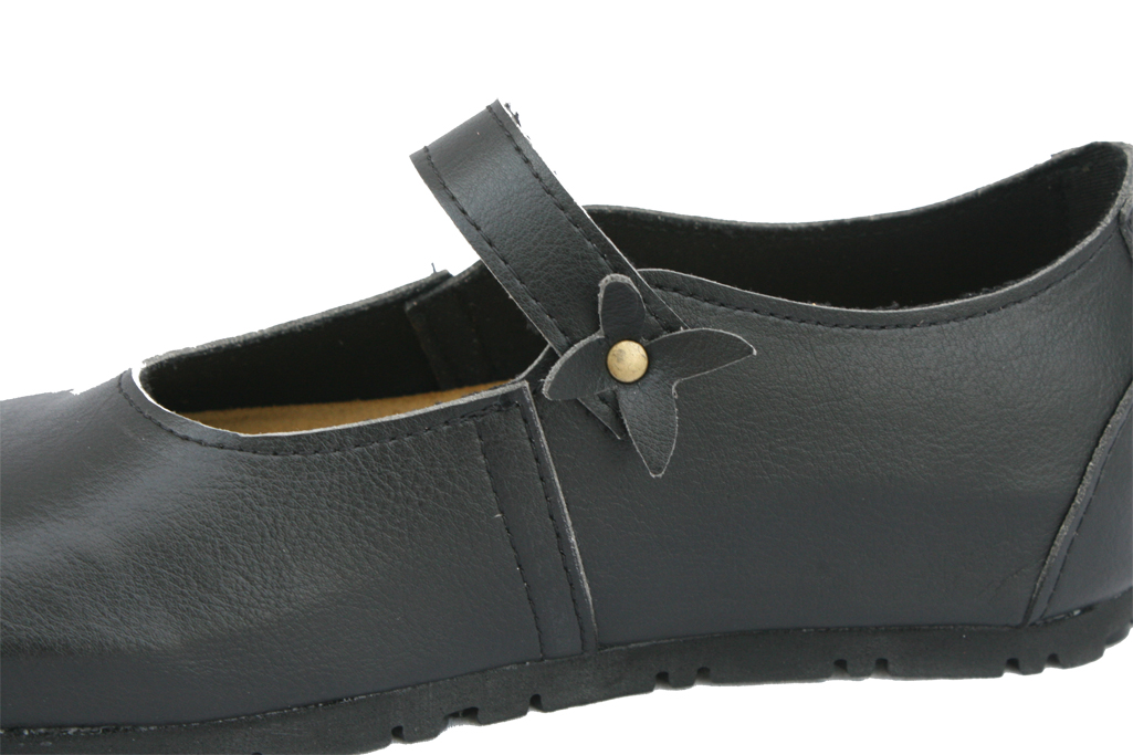 Vegan Maya Buckle Shoes - Black