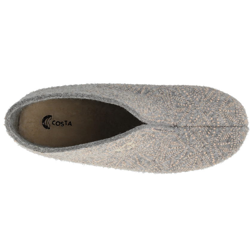 Vegan Recycled Slippers Boot Grey