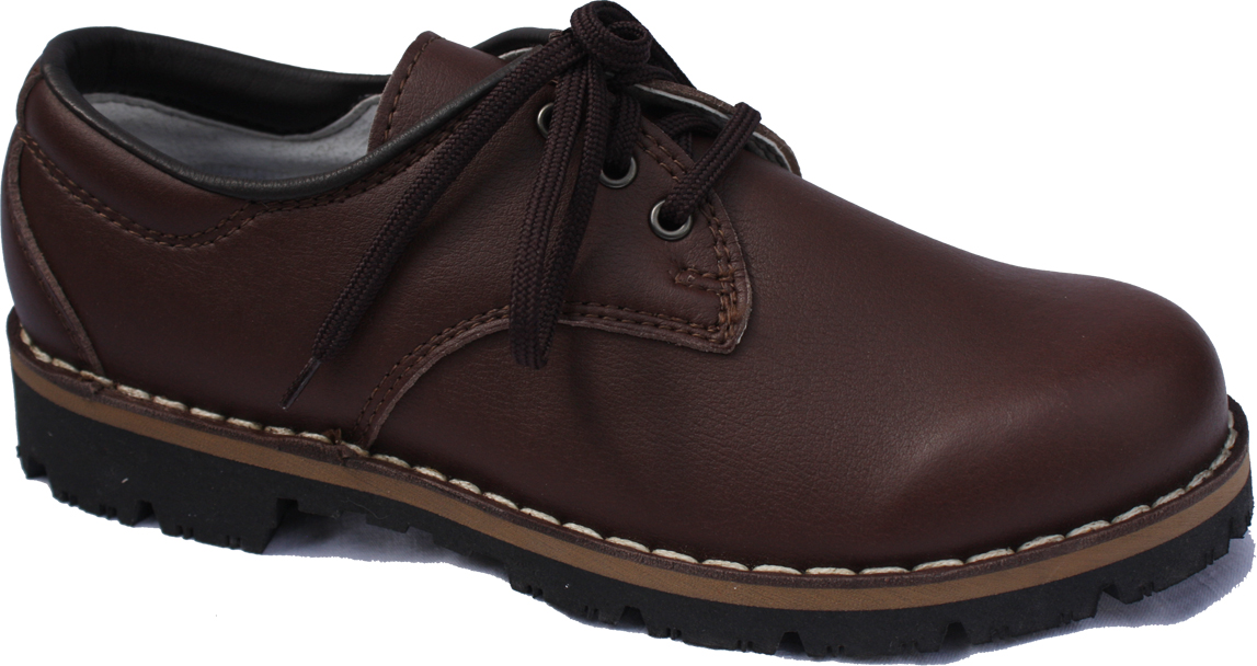 Brown Vegan Walking Shoes - Hiker Sole