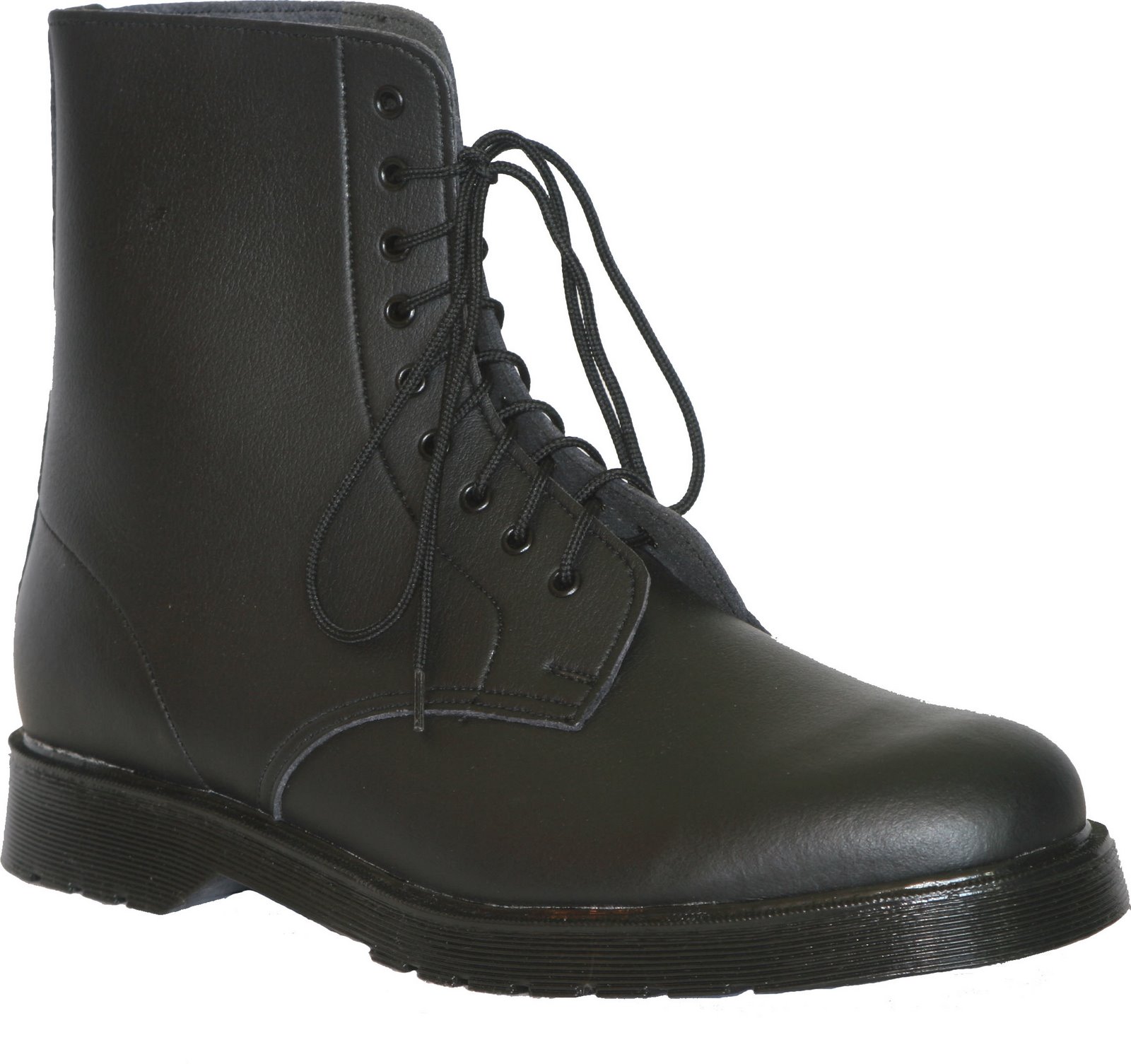 black derby boots