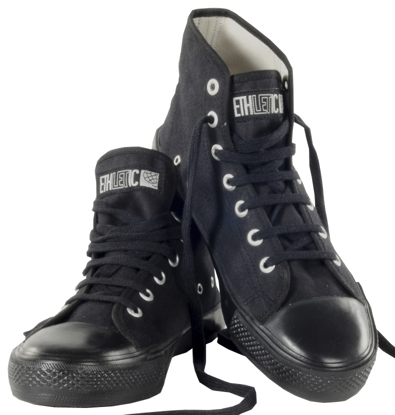 Vegan Ethletic Sneaker Boots - Black