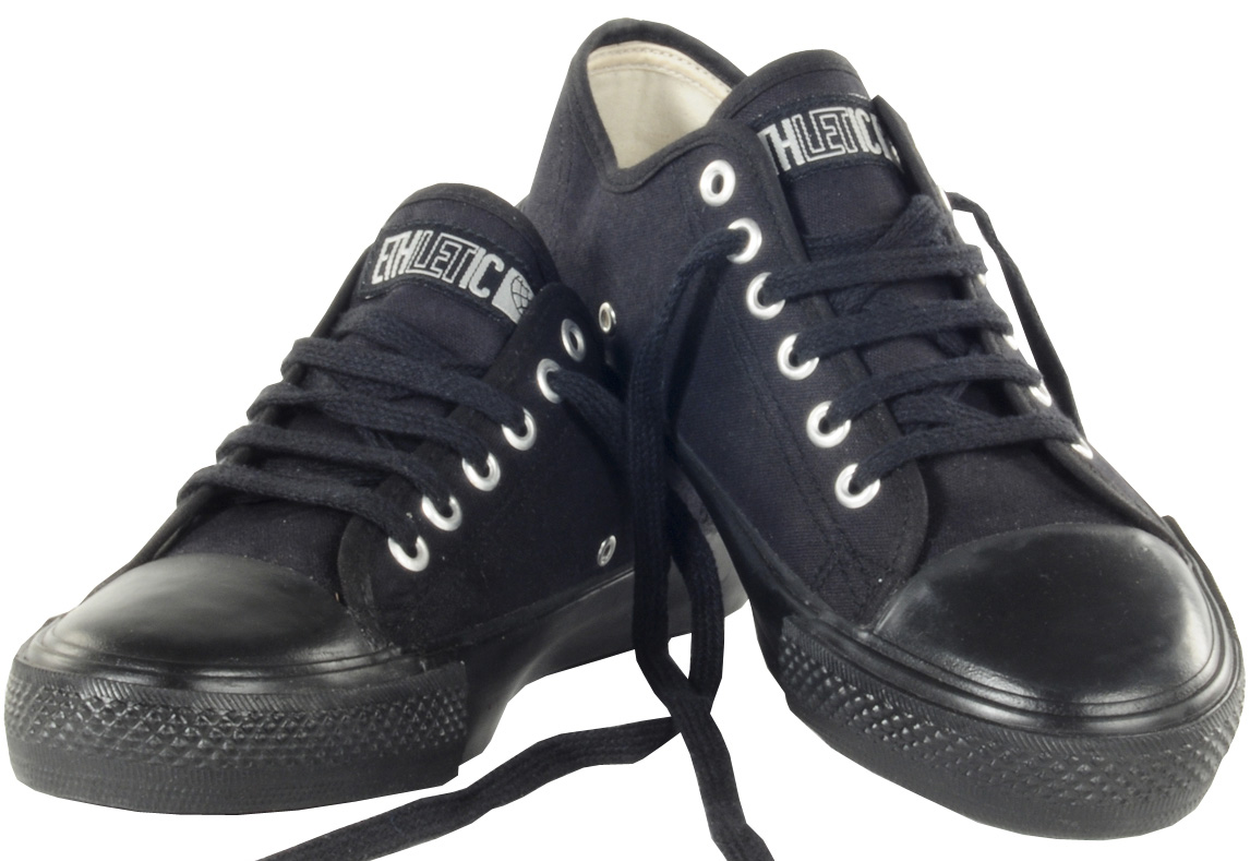 Vegan Ethletic Sneaker Shoes - Black